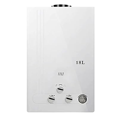 TC-Home 4.8 GPM Propane Gas LPG Instant Tankless Hot Water Heater Boiler House Bath (Propane Gas-18L)