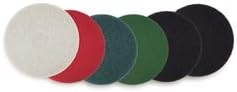 Standard 17" Diameter Stripping Floor Pad in Black