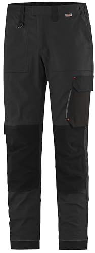 WÜRTH MODYF Bundhose Nordic - Funktionelle Arbeitshose für Herren mit Anti-Rutsch-Band in der Taille in Schwarz und Größe 52