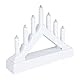 Ideen mit Herz Mini LED-Lichterbogen | 15,6 cm x 13cm x 3,8 cm | Inkl. Timer-Funktion (weiß)