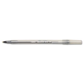 BIC® Round Stic® Ballpoint Pen Pen,Round STIC,MED,BK 5100-6-1 (Pack of50)