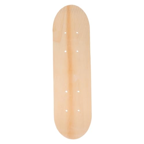 Toyvian Tabla De Skate En Tablas De Skate Monopatín Sin Terminar Tabla De Skate De Arce Cubierta De Longboard De Bricolaje Pintura Patineta Niño Clásico Cubierta De Madera