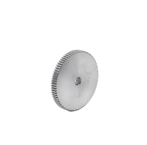 Bevel Gear Pinion Hardware Mechanical Spur Gear Teeth Number 52-67 Teeth Outer Diameter 54mm-69mm Thickness 10mm Carbon Steel Material Motor Gear(64 Teeth-OD 66mm)