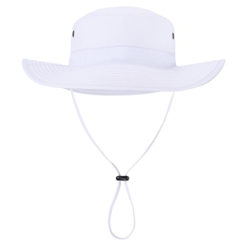 Image of Home Prefer UPF50 Mens Sun Hat with Neck Flap Quick Dry UV Protection Cap Womens Wide Brim Fishing Hat Neck Flap Beach Garden