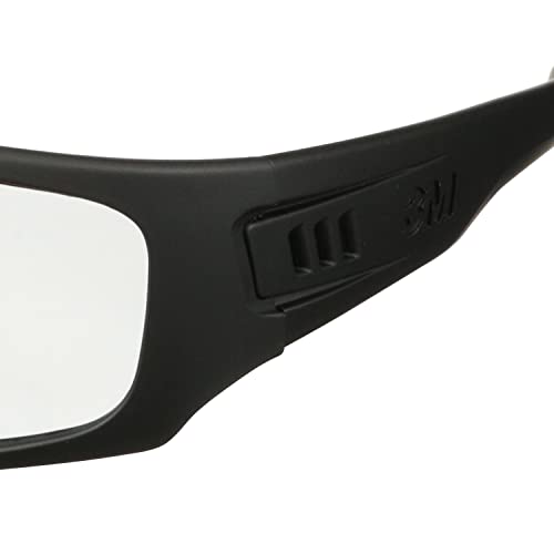 Image of Maxim 3M Elite 1000 Series, MXE1001SGAF-BLK, Black Frame, Scotchgard Anti-Fog Coating, Clear AF-AS Lens