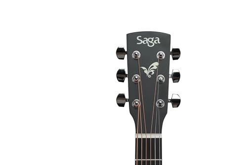 Image of Saga SF-600C Dreadnought Cutaway Acoustic Guitar (Natural)