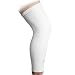 COOLOMG 1PCS Sport Football Basketball Cycling Stretch Leg Knee Long Sleeve, White, XX-Small