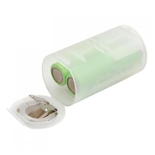 Contenitore Adattatore Batteria Aa D Trasparente Gadget Portatile Dura e Uso Flessibile per Emergenze e