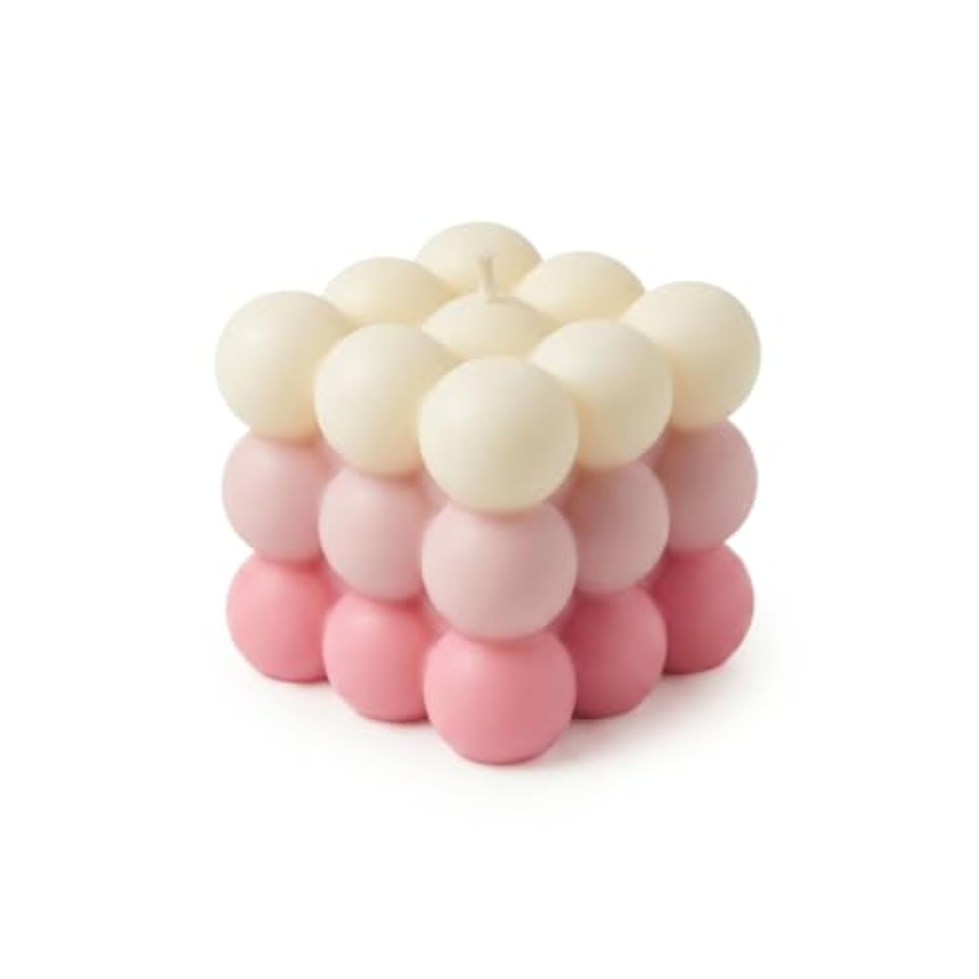 Rose Bubble Cube Soy Wax Scented Candle