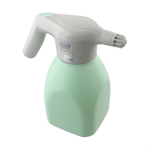 Botella pulverizadora eléctrica de 1 5 L con modos de boquilla dual para riego preciso de niebla y arroyo, alimentado por eficiente motor DC370 para uso en jardinería (1.5 L verde)