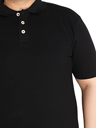 Image of CHKOKKO Men's Pluse Size Polo Cotton Regular Fit Half Sleeves T-Shirt