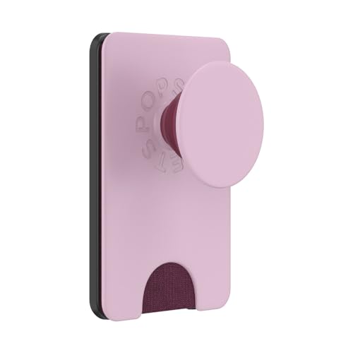 Image of PopSockets Phone Wallet for MagSafe, Phone Card Holder with Grip, Pink - Blush Pink