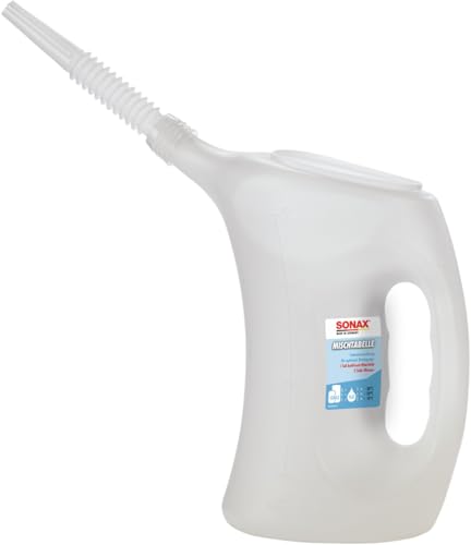 SONAX Messbecher mit flexiblem Schlauch 2 Liter (1 Stück) erleichtert das Einfüllen | Art-Nr. 04983000
