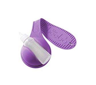 Image of The Beebo Baby Bottle Holder – Suitable for Most Bottle Sizes, Enhance Feeding Time for Parents and Caregivers| Anti-Shedding Slip Free, Purple