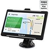 GPS Navigation for car, 7 inch Big Touch Screen GPS Navigation, Built-in 8GB Memory GPS Lifetime Maps System Update, Car GPS Navigation with Spoken Turn- to-Turn Traffic Alert Vehicle GPS
