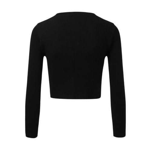 Women's Cardigan Thin Sweater Cropped Long Sleeve Knit Clothing - image 4