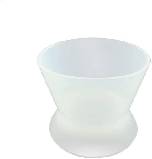 Miniatura 3 de Flexible Dental Lab Silicona Mezcla Taza Acrílico Antiadherente Tazón Dappen Plato (3PCS)