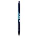 BIC SCSM361AST Soft Feel Retractable Ballpoint Pen, Black/Blue, 1mm, Medium, 36/Pack