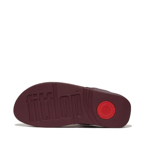 Image of FitFlop Lulu Chunky-Snaffle Leather Toe-Post Sandals