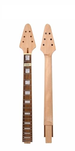 Manche de guitare en acajou style V 22 frettes finition lutherie premium