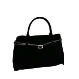 SHAIBR Shoulder Bag Women Pendeltasche, Einzelschultertasche Im Tote-Design, Handtasche Mit Großem Fassungsvermögen Für Herbst Und Winter-schwarz