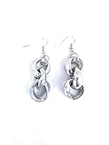 arandela aluminio led  Vestopazzo AL17339 - Pendientes boucle 3 arandelas chaine aluminio reciclado