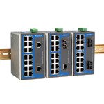 MOXA EDS-316-SS-SC Industrial Ethernet Switch with 14 10/100BaseT(X) Ports, 2 100BaseFX Port, Single Mode SC,40Km Model
