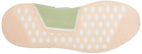 adidas Originals Mens NMD_R1 Sneaker, White/White/Blush Green, 104