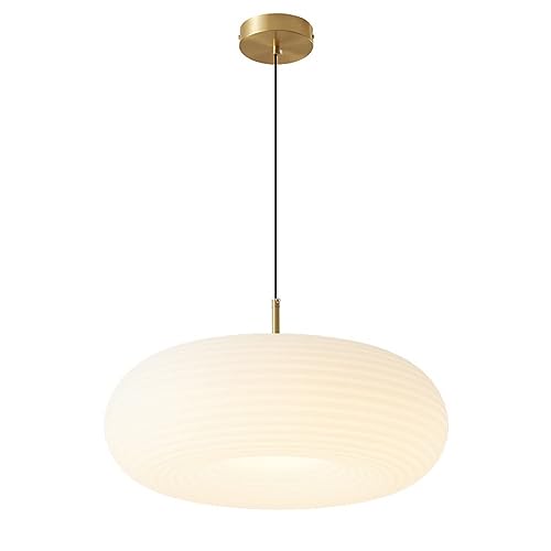 Chandelier LED dimmable hauteur réglable pour éclairage doux séjour