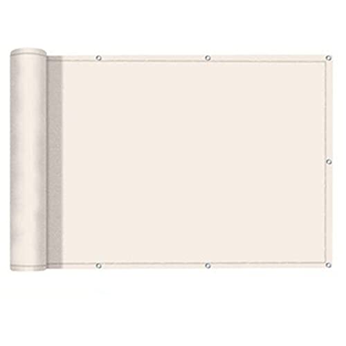 Filet d'ombrage lourd devoir beige protégeant du vent pour cour et balcon - 2