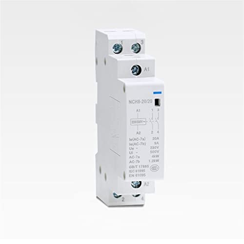 Contacteur AC silencieux NCH8 20A 2NO pour piloter un chauffe-eau