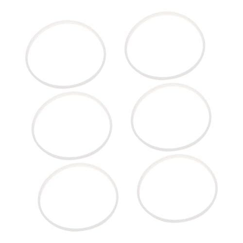 BRIGHTFUFU 6Pcs Kitchen Juicer Silicone Gasket Replacement Sealing Ring for Juicer Performance Easy to Install Juicer