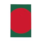 WSSYYBF Küchenhandtuch Flagge Bangladesch Volldeckende bedruckte Mikrofaser mit hoher Saugfähigkeit Multifunktionstuch