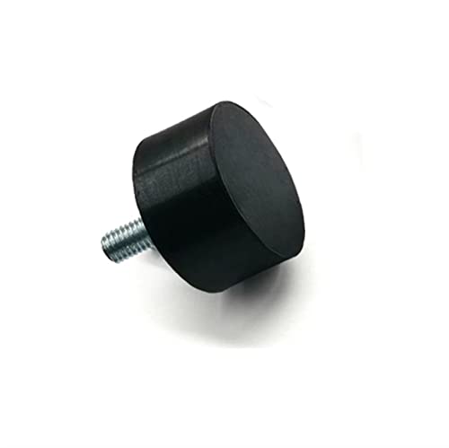GTPBAO Stud Bushing 1pcs M10 M12mm Rubber Shock Mounts, Dia 40 50 60 70 75mm Type Metal Anti Vibration Bobbin Isolator Damper Threaded Isolator (Size : M10x27mm 50x40mm)