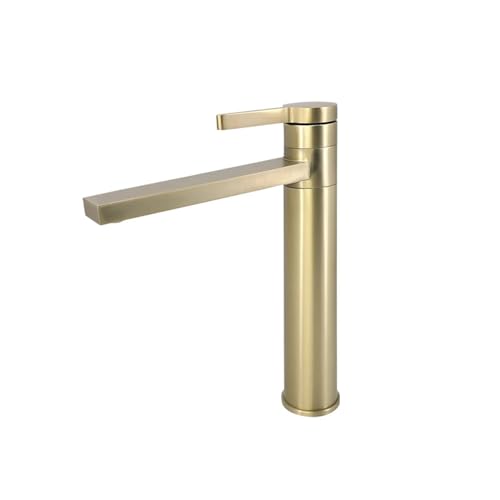 Robinetterie de salle de bain noire pour vasque haute moderne