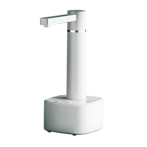 Dispensador de agua inteligente de escritorio con control de volumen de 3 niveles, salida de agua fría y caliente, bomba eléctrica recargable por USB con soporte, compatible con varios cubos, color Dispensador de agua inteligente de escritorio con control de volumen de 3 niveles, salida de agua fría y caliente, bomba eléctrica recargable por USB con soporte, compatible con varios cubos, color