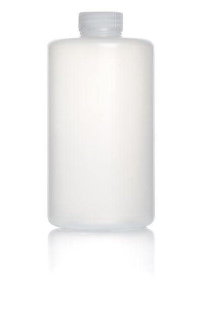 RS PRO Hochdichtes Polyethylen Laborflasche 2L, Ø 120 mm Vorratsflasche Enghalsig, Packung a 5 Stück
