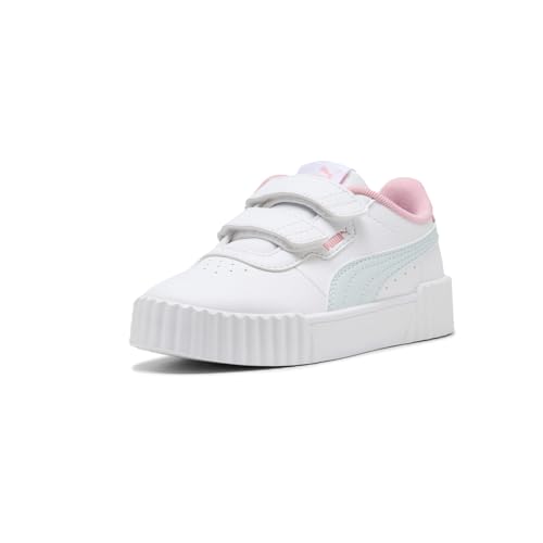 PUMA Kids Girls Carina 3.0 Easy On Sneakers Shoes Casual - White - Size 1.5 M2