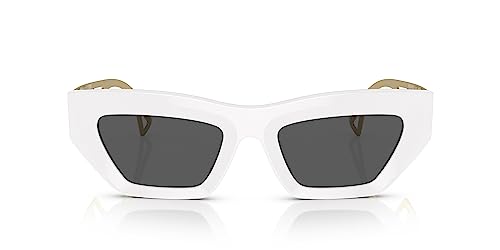 Versace VE 4432U 401/87 White Plastic Fashion Sunglasses Grey Lens4