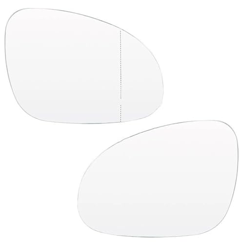 Miroir rétroviseur convexe gauche droite compatible VW Jetta MK5 Rabbit R32 2006-2009