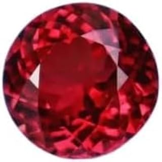 11.00 Carat Natural Burmese Red Ruby – Round Cut Loose Gemstone, Earth Mined Collectible Gems Stone for Custom Jewelry Making, Engagement Rings, Birthstone Gifts, and Healing Use