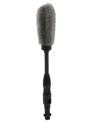 Image of Wheel Wash Brush for Karcher K2 K3 K4 K5 K6 Pressure Washers, 360 Degree Water Distribution Cleaning Tool with PA66 Bristles