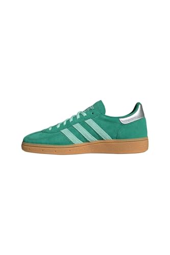 Image of adidas Handball Spezial Women's Shoes, Semi Court Green /Clear Mint /Gum, Size 8