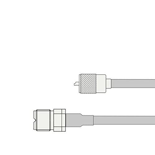 同軸ケーブル 3D2V MP-MJ (MJ-MP) 8m (インピーダンス:50&Omega;) 3D-2V 加工製作品 ツリービレッジ