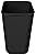 Nipogear 3 Gallons Efficient Trash Can Wastebasket, Fits Under Desk, Kitchen, Home, Office (Black, 3 Gallons)