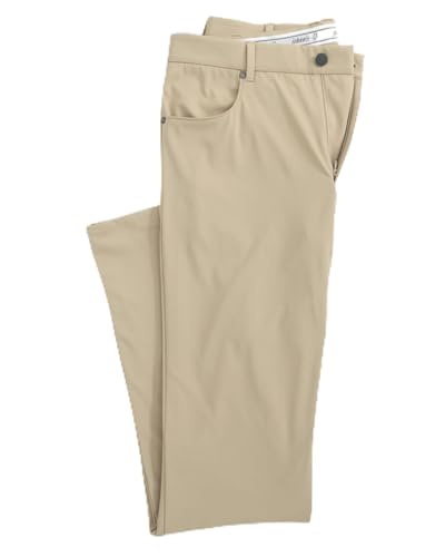 johnnie-O Momentum Stretch Knit Performance Pant Light Khaki / 36/34