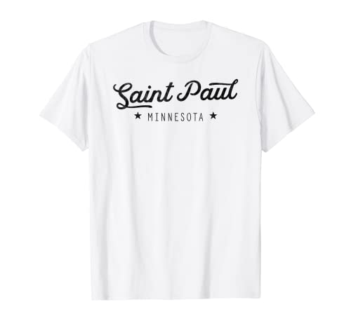 Regalo clásico retro vintage Saint Paul Minnesota Estados Unidos. Camiseta