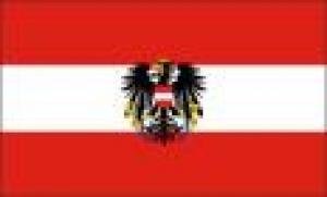 Austria Flag with Eagle Polyester 3 ft. x 5 ft.