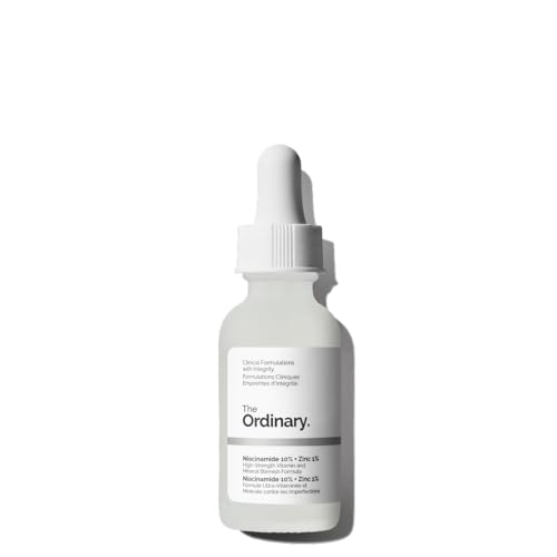 The Ordinary Niacinamide 10% + Zinc 1%, Aufhellendes und glättendes Serum für zu Unreinheiten neigende Haut, 30ml