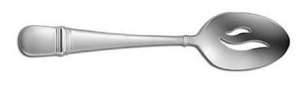 For Satin Astragal Pierced Serving Spoon